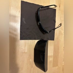 Persol 2953-S black 53-18-140 lens, bridge, temple Crystal Green Polarized lens